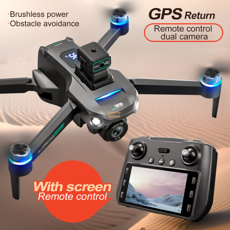 Drone Controller Screen - 8K 듀얼 카메라 5G WIFI FPV