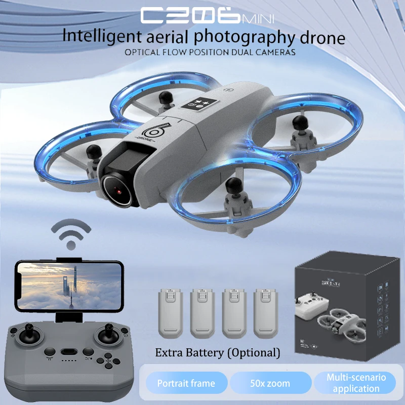 CZ06 미니 RC 쿼드콥터 드론 - 480P HD 듀 - Drone Controller Screen 리뷰 및 가격