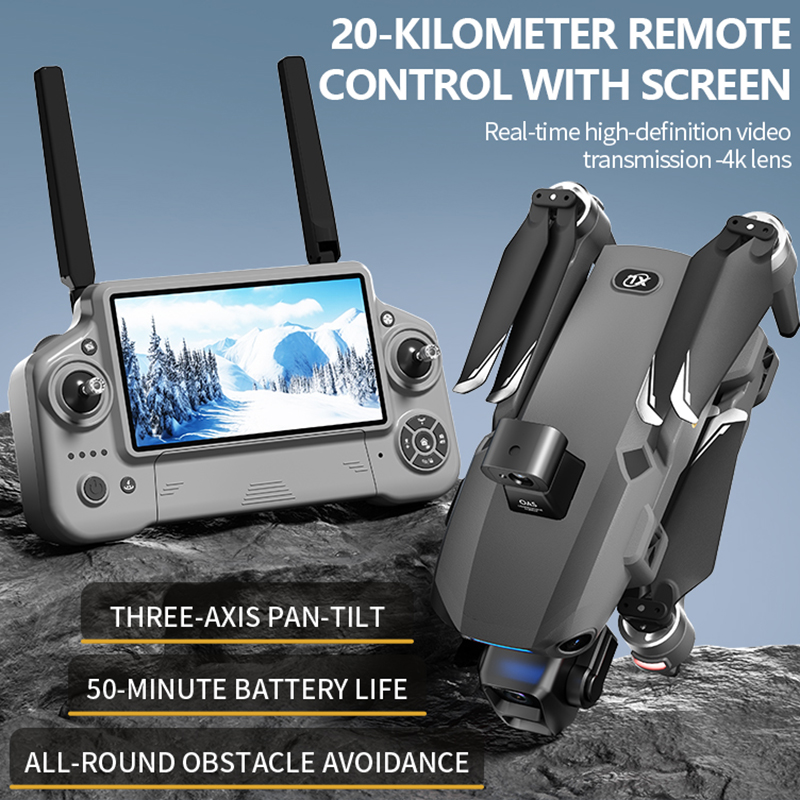 2026년형 새로운 8K 듀얼 카메라 드론, 5.5인치 - Drone Controller Screen 리뷰 및 가격