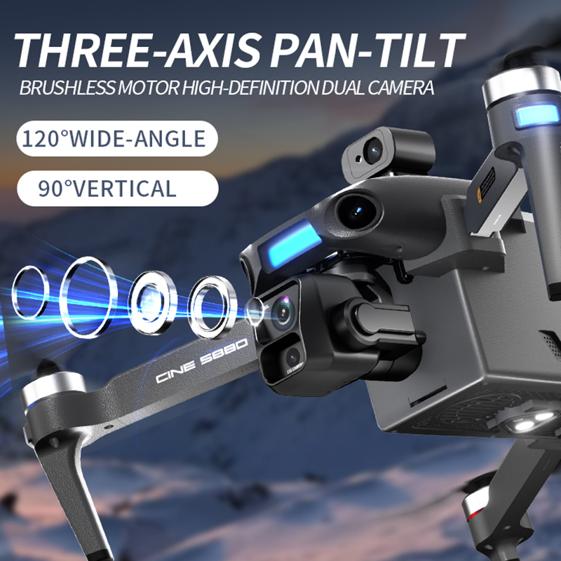 2026년형 새로운 8K 듀얼 카메라 드론, 5.5인치 - Drone Controller Screen 리뷰 및 가격